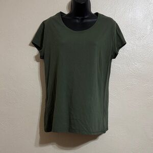 No Boundaries Forest Green Short Sleeve Top